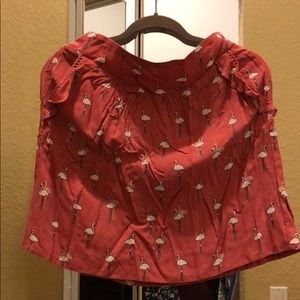 Pink flamingo skirt from Paris boutique
